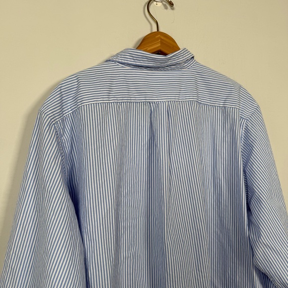 Lauren Ralph Lauren striped cotton poplin sleep shirt, Size 2X, 100% Cotton - Picture 9 of 16